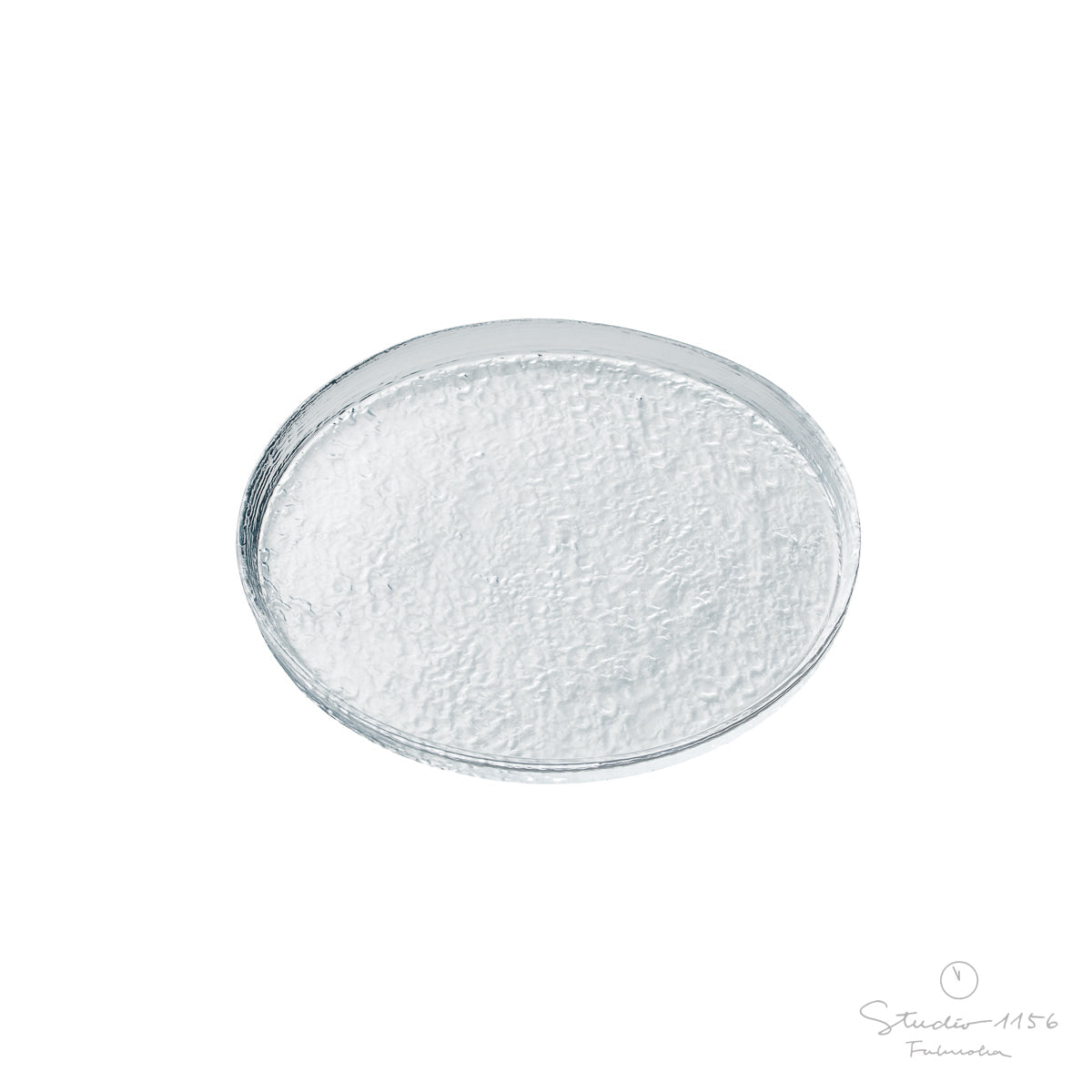 ガラス食器 うたかた プレート 24cm/20cm