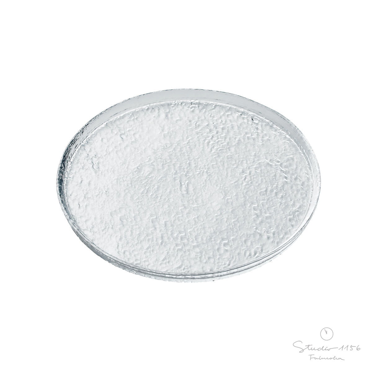 ガラス食器 うたかた プレート 24cm/20cm